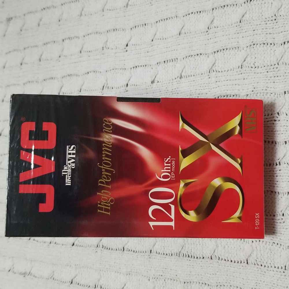 🌴NEW! JVC VHS High Performance 10 6hrs. SX